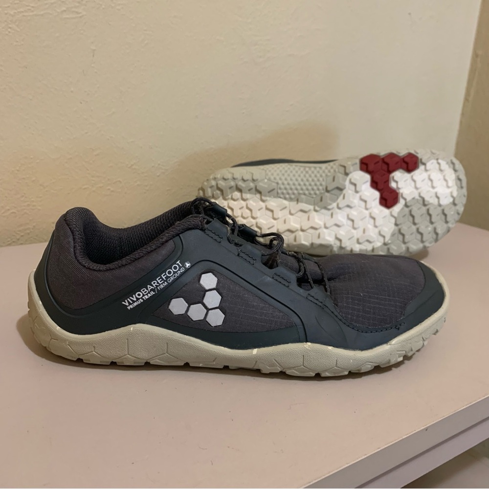 Vivo Barefoot Athletic Shoes Gray Primius Trail Athletic Shoes Womens 5.5 EU 36